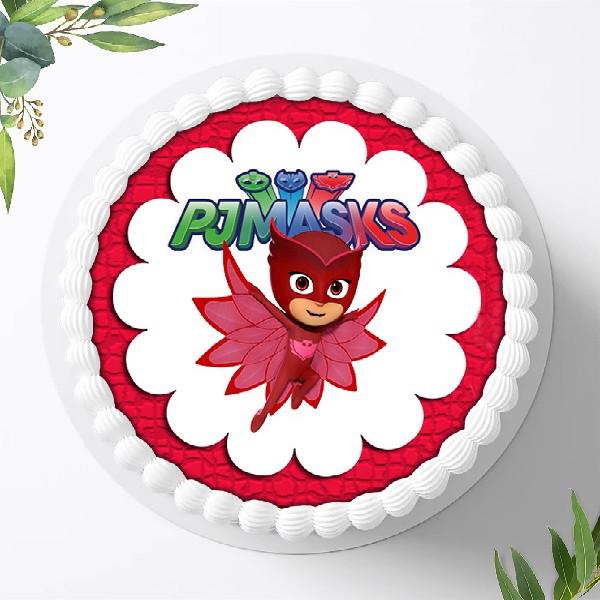 Preview: PJ Masks Pyjamahelden Tortenaufleger Ø 20cm, 0046z